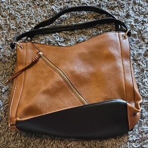 Stylish Brown and Black Women's Bag